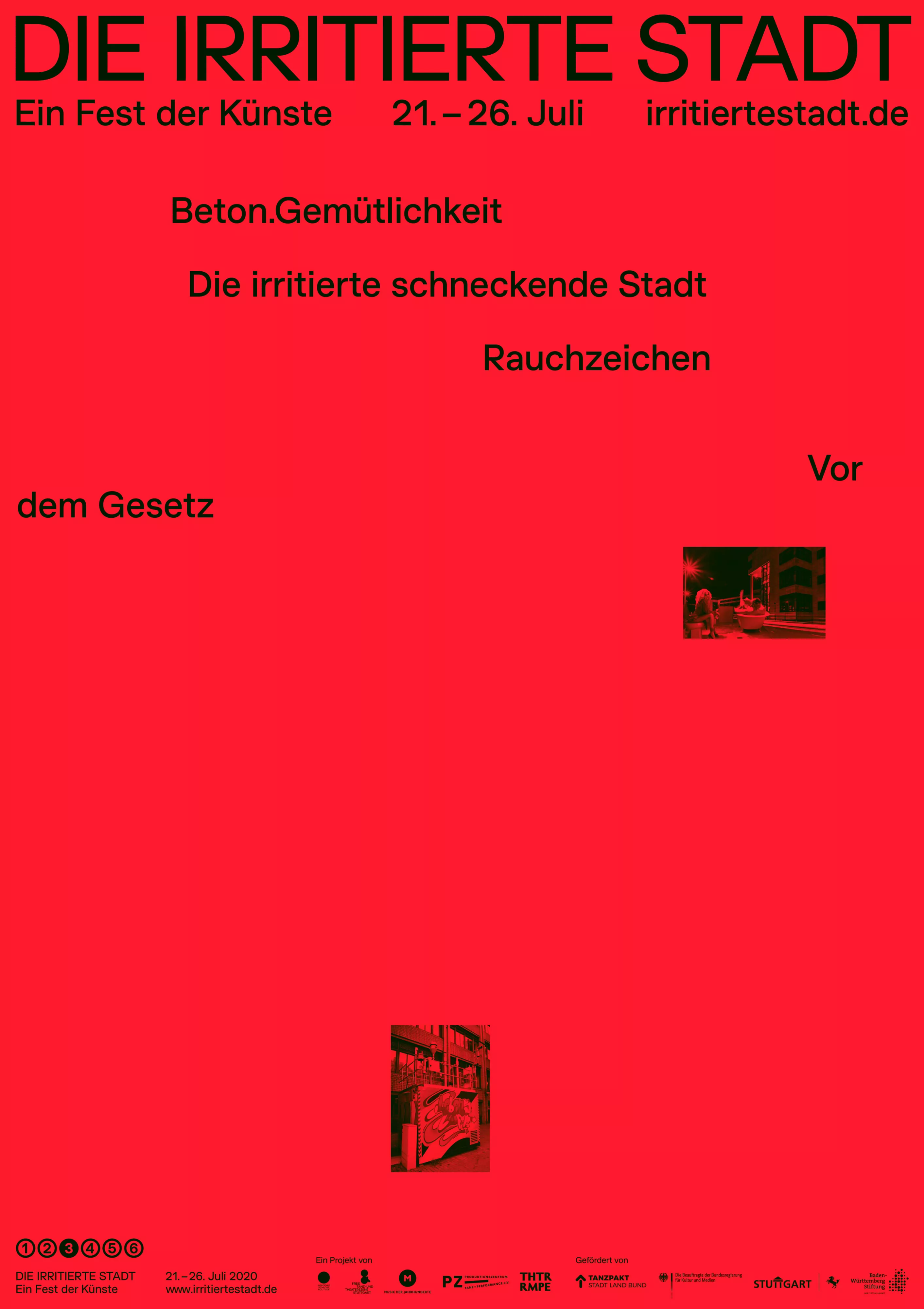 Poster for the Festival Identity for Musik der Jahrhunderte