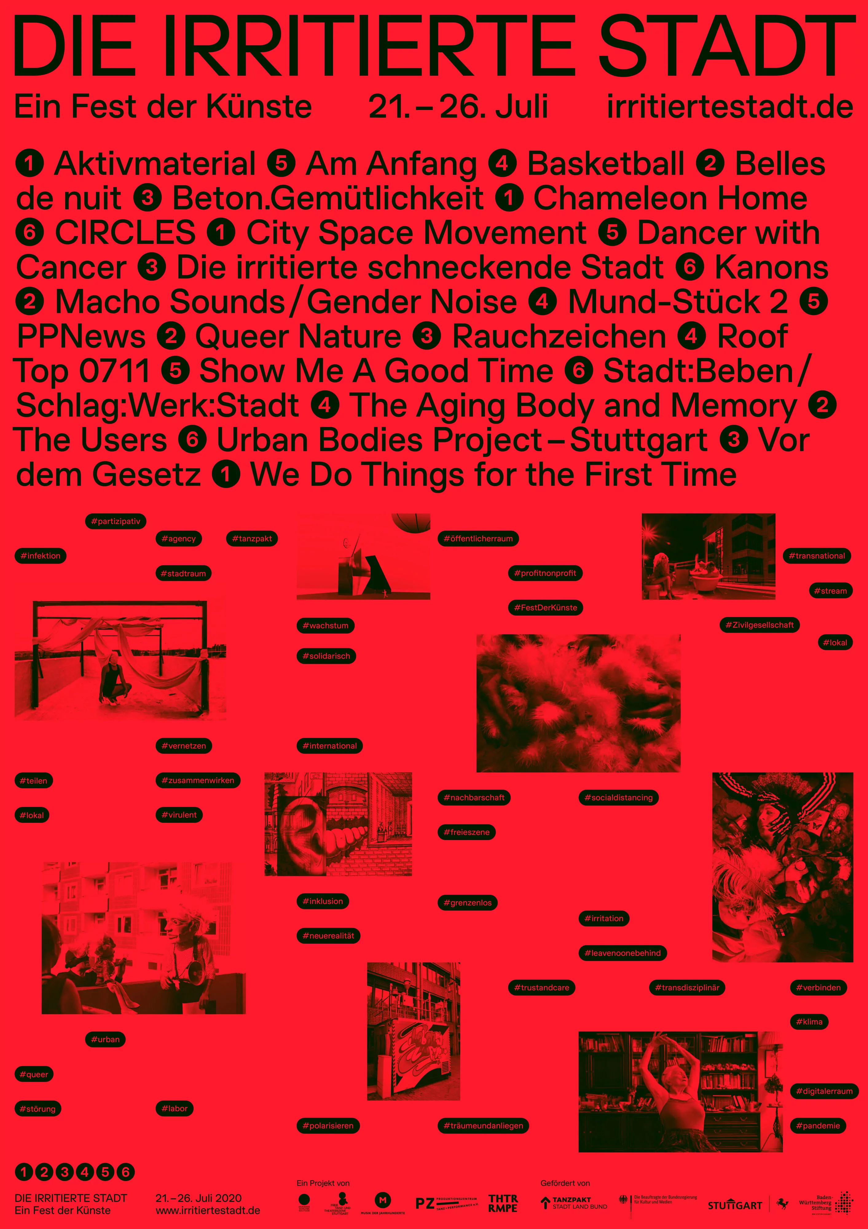 Poster for the Festival Identity for Musik der Jahrhunderte