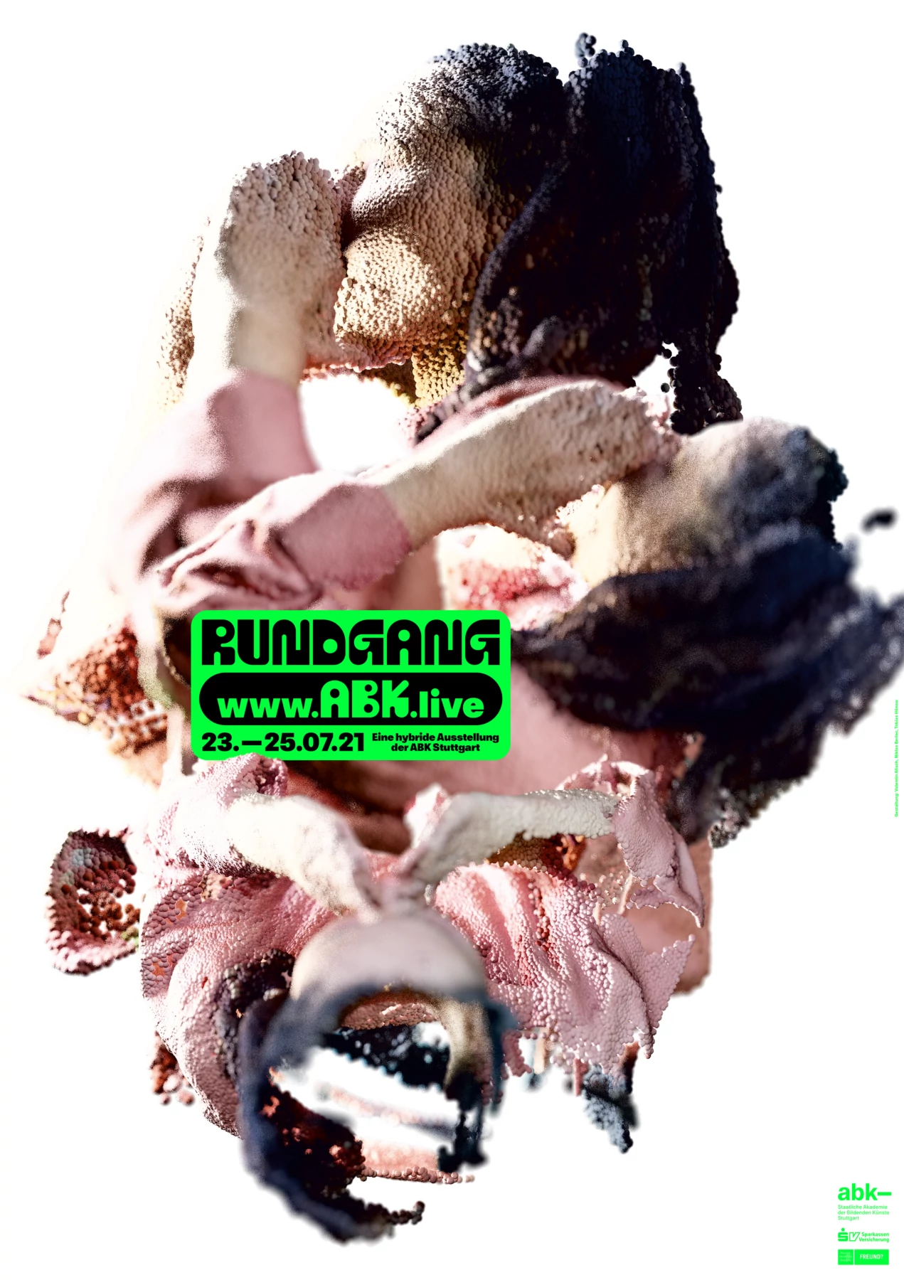 Poster for the ABK Stuttgart Rundgang 2021