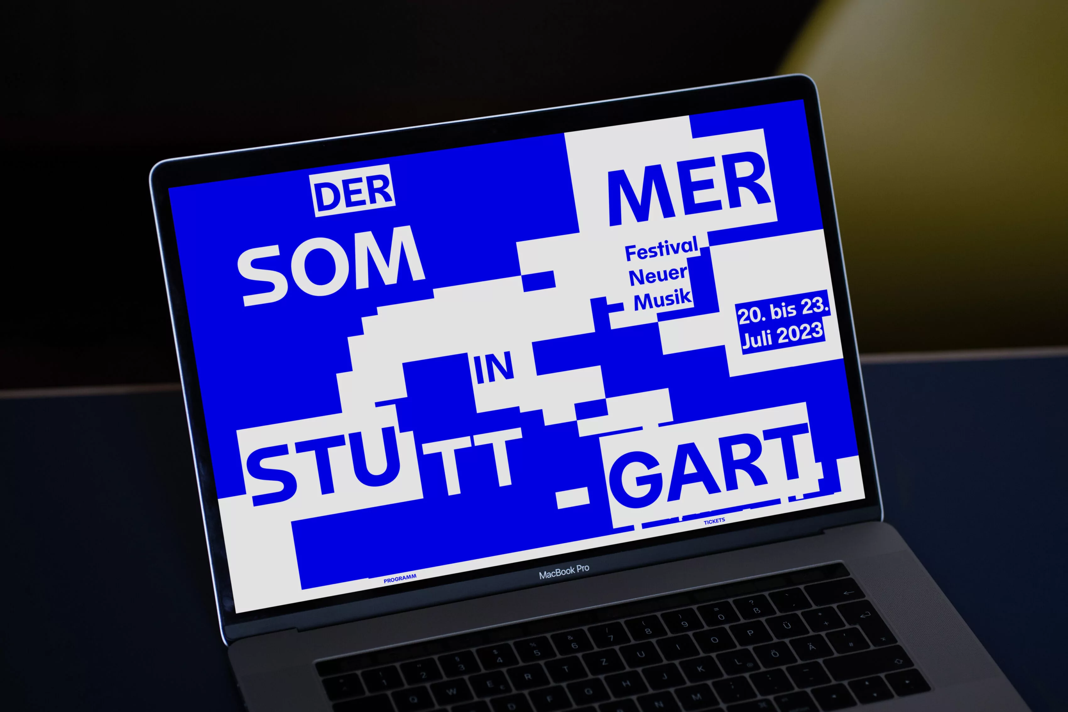 Website for Sommer in Stuttgart 2023